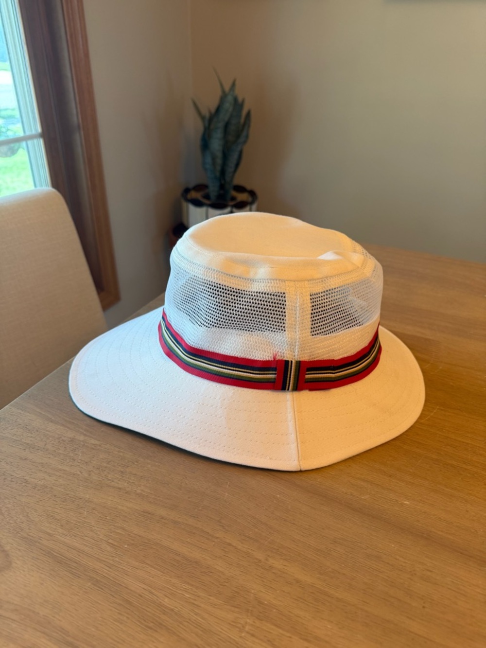 Vintage 1990s Andrew Thompson Co Duckster Sun Crusher Bucket Hat Extended Brim